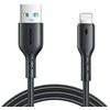 Kabelis Flash Charge USB į Lightning Joyroom SA26-AL3/ 3A / 1m (juodas)