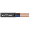 Cable Lietkabelis H03VV-F. 2 x 0.75 mm². juodas