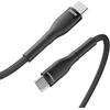 Cable Typ C to Typ C VEGER PD 5A 100W CC05 1,5 m juodas