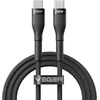 Cable Typ C to Typ C VEGER PD 5A 100W CC05 1,5 m juodas