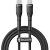 Cable Typ C to Typ C VEGER PD 5A 240W CC03 1,5 m juodas