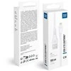 Blue Star USB A tipo laidas su „Lightning“ jungtimi, mėlynas, žvaigždės formos, 2A, 12W, 1 m, PJ-DG5-A, baltas