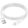 USB A tipo į „Lightning“ tipo keitiklis Hoco 2,4A, 1 m, X114, baltas