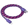 USB A tipo į Lightning tipo maitinimas Hoco 2,4A 1 m X116 violetinis gradientas