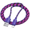 USB A tipo į Lightning tipo maitinimas Hoco 2,4A 1 m X116 violetinis gradientas