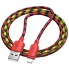 Laidas USB A - Lightning Hoco 2,4A 1 m X116 gradientinis raudonas
