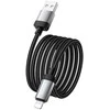 USB A tipo į „Lightning“ tipo laidas Hoco 2,4A 1 m X117 juodas