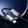 USB A tipo į „Lightning“ tipo laidas Hoco 2,4A 1 m X117 juodas