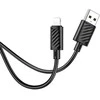 USB kabelis Hoco X88 "lightning" juodas 1m