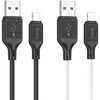 USB A tipo į „Lightning“ tipo laidas Hoco 2,4A, 1 m, X90 baltas