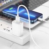 USB A tipo į „Lightning“ tipo keitiklis Hoco 2,4A, 2 m, X88 baltas