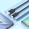 USB A tipo į „Lightning“ tipo laidas Hoco 2,4A 2 m X88 juodas