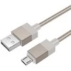 USB A tipo į Micro USB adapterį Hoco 2,4A, 1 m, X110, auksinis
