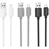 Cable USB A to Micro USB Hoco 2,4A 1 m X113 juodas
