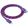 USB A į Micro USB kabelis Hoco 2,4A 1 m X116 gradientinis violetinis