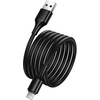 Cable USB A to Micro USB Hoco 2,4A 1 m X120 juodas
