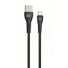 USB A į USB C laidas „Blue Star“ 2A 12W 1 m juodas PJ-DG4-A