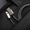 USB A į USB C laidas Forcell F-Energy QC4.0 3A 66W metalinis 1 m C234 sidabrinis