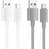 USB A į USB C laidas Hoco 3A 1 m X107 baltas