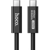 Cable USB C do USB C Hoco USB4 40Gbps/8K60Hz 5A 240W 1m US15 juodas
