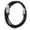 BlueStar Cable USB C to HDMI Blue Star 4K 60Hz - High Speed, HDR, ARC, Ethernet, AWM, 2m juodas