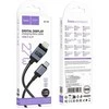 USB C į Lightning laidas Hoco PD 27W su ekranu 1 m X118 juodas