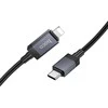 USB C į Lightning laidas Hoco PD 27W su ekranu 1 m X118 juodas