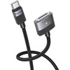 USB C į Mag3 jungties laidas Hoco 5A 140W magnetinis 1,8 m U141 juodas