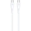 USB C į USB C laidas Blue Star 3A 60W QC4.0 1 m PJ-DQ1-C baltas