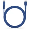 Cable USB C to USB C Forcell F-Energy QC4.0 PD 3A 60W Silicone 1 m C344 navy mėlynas