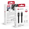 USB C į USB C laidas Forcell F-Energy QC4.0 PD 3A 60W Cafule Flat 1,2 m CCFN23 juodas