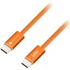 USB C į USB C laidas Forcell F-Energy QC4.0 PD 3A 60W Cafule Color 1,2 m ACYH23 oranžinis