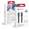 Cable USB C to USB C Forcell F-Energy QC4.0 PD 5A 100W Cafule Flat 1,2 m CCFN23 dark mėlynas