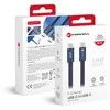 Cable USB C to USB C Forcell F-Energy QC4.0 PD 3A 60W Cafule Flat 1,2 CCFN23 m dark mėlynas