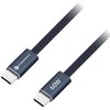 Cable USB C to USB C Forcell F-Energy QC4.0 PD 3A 60W Cafule Flat 1,2 CCFN23 m dark mėlynas
