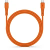 Cable USB C to USB C Forcell F-Energy QC4.0 PD 5A 100W Silicone 1 m C347 navy oranžinis