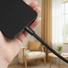 Cable USB C to USB C Forcell F-Energy QC4.0 PD 5A 240W Cafule Flat 1,2 m CCFN23 juodas