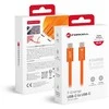 USB C į USB C laidas Forcell F-Energy QC4.0 PD 3A 60W Cafule Color 1,2 m ACYH23 oranžinis