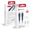 Cable USB C to USB C Forcell F-Energy QC4.0 PD 3A 60W Silicone 1 m C344 navy mėlynas