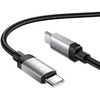 Cable USB C to USB C Hoco 3A 60W 1 m X117 juodas
