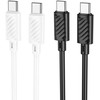 USB-C laidas į USB-C Hoco 3A 60W 2 m X88 baltas