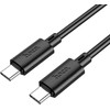 Cable USB C to USB C Hoco 3A 60W 2 m X88 juodas