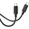 Cable USB C to USB C Hoco 3A 60W 2 m X88 juodas