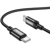 Cable USB C į USB C Hoco 3A 60W 2 m X89 juodas