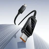 USB C į USB C laidas Hoco 3A 60 W su Dpot Matrix LCD 1 m U154 juodas