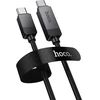 USB C į USB C laidas Hoco 3A 60 W su Dpot Matrix LCD 1 m U154 juodas