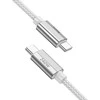 USB C į USB C laidas Hoco QC3.0 PD 5A 240W 1,8 m U134 pilka
