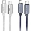 USB C į USB C laidas Hoco QC3.0 PD 5A 240W 1,8 m U134 pilka