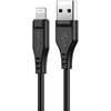 USB laidas Acefast C3-02 MFi USB-A iki Lightning 1.2m juodas