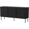 Cama Meble Cama 3D komoda PALAZZO BIS 151x40x75 matinis juodas